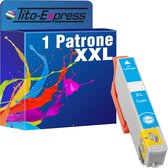Tito-Express PlatinumSerie Cartridge 1x Epson 33XL TE3362 Cyan alternatief voor Epson 33XL TE3362 Cyan