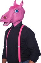 Roze Paard Masker Latex