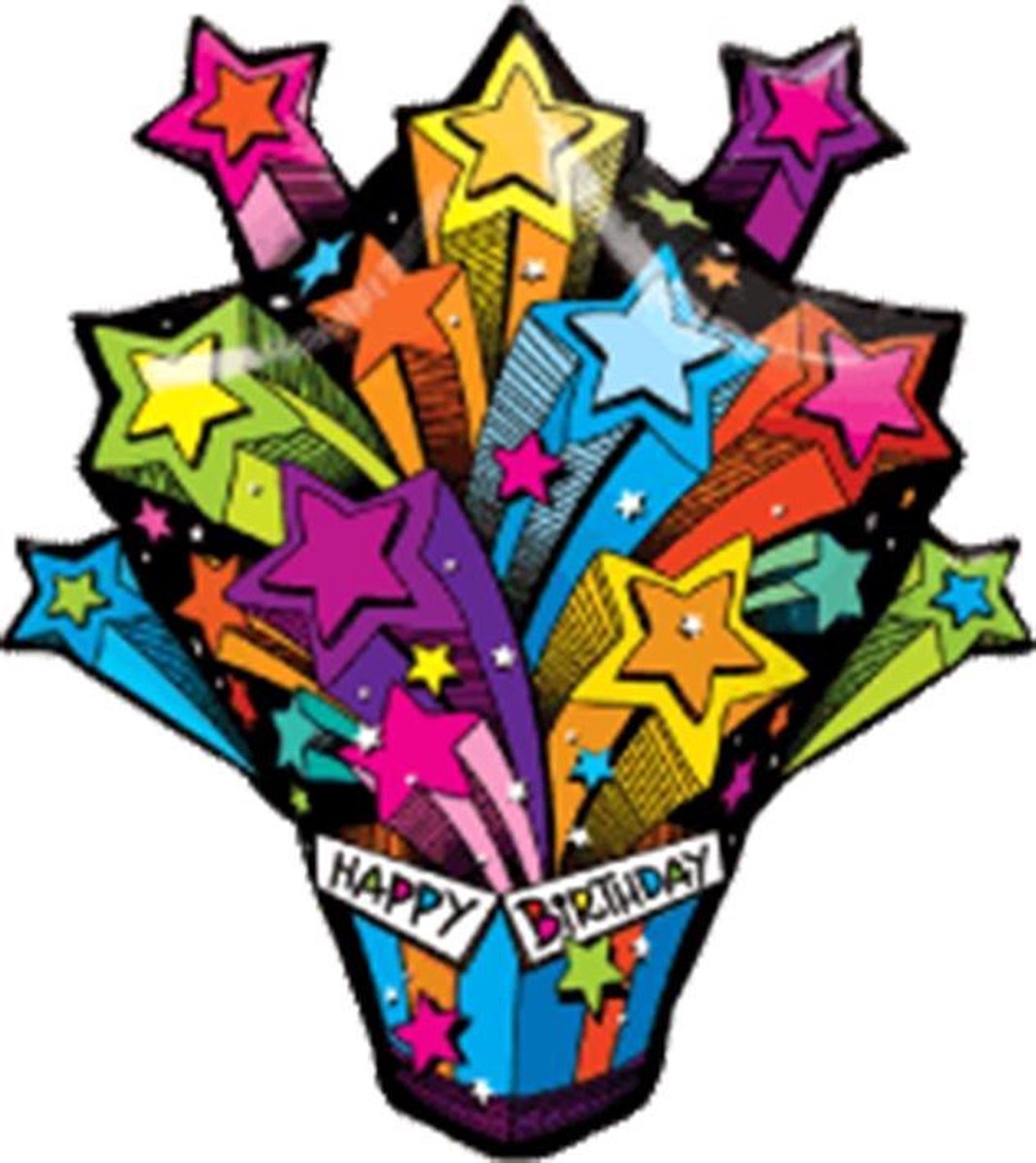 Qualatex - Folieballon Happy Birthday 89cm