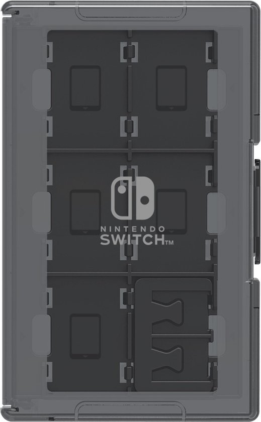 Hori Nintendo Switch + Lite Game Card Case - Zwart