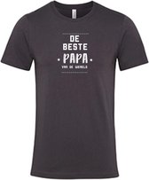 Vaderdag shirt | De beste papa van de wereld | Maat M