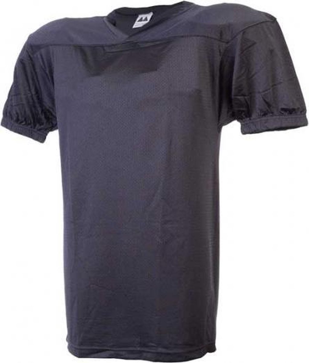 MM American Football Jersey voor Jeugdspelers - Zwart - Youth-X-Large