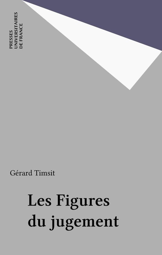 Les Figures du jugement - cover