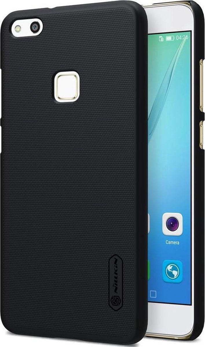 Nillkin - Huawei P10 Lite Hoesje - Harde Back Case Frosted Shield Zwart