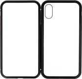 Magnetic Back Cover voor iPhone XS Zwart - Transparant