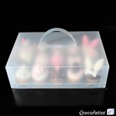 ChocoPatiss® Kunststof Cupcake Box, opvouwbaar, Gloss