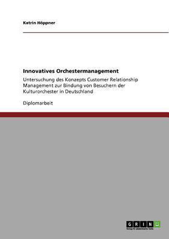 Innovatives Orchestermanagement - cover