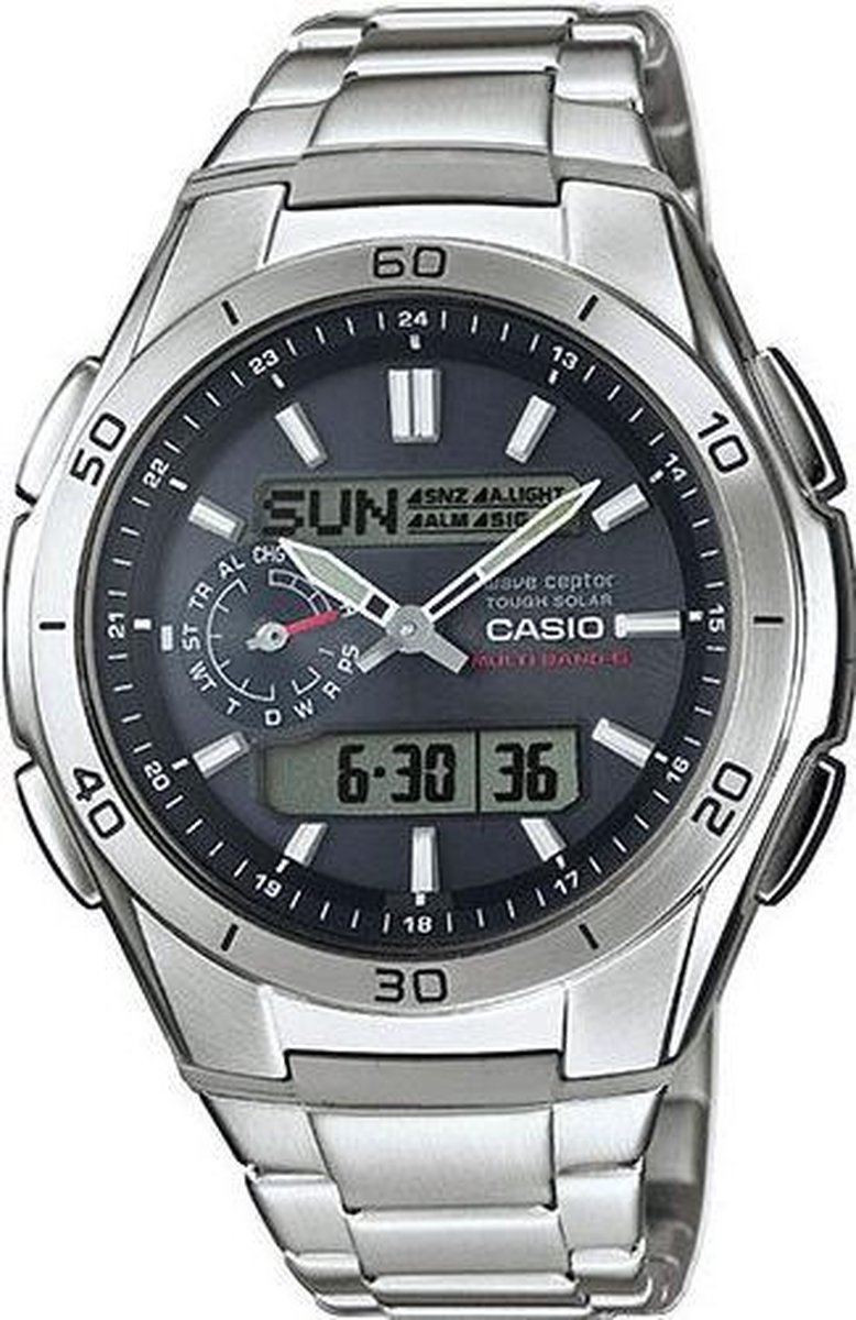 Casio Radio Controlled WVA-M650D-1AER Herenhorloge - 44 mm