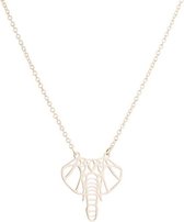 24/7 Jewelry Collection Origami Olifant Ketting - Goudkleurig