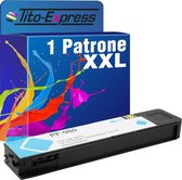 PlatinumSerie 1x inkt cartridge alternatief voor HP 980XL 980 XL Cyan