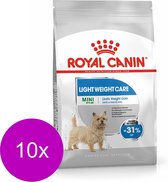 Royal Canin Ccn Light Weight Care Mini - Nourriture pour chiens - 10 x 1 kg