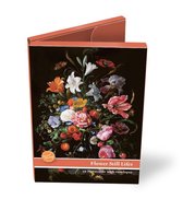 Kaartenmapje, Stillevens met bloemen van Hollandse Meesters
