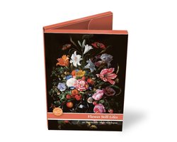 Kaartenmapje, Stillevens met bloemen van Hollandse Meesters