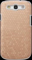 Samsung Galaxy S3 hoesje Hexagon roze luxe