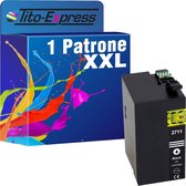 PlatinumSerie® 1 inktpatroon TE2711 TE-27 XL alternatief voor Epson black