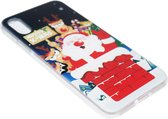Kerstmis siliconen hoesje Geschikt voor iPhone XS Max