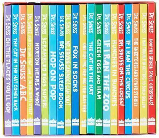 The Wonderful World of Dr. Seuss 20 Reading Books Collection Gift