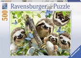 Ravensburger puzzel Luiaard Selfie - Legpuzzel - 500 stukjes