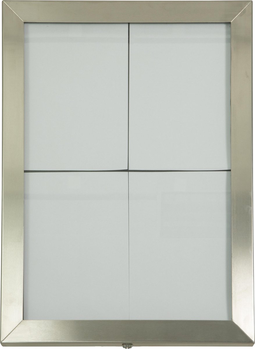 Securit® Classic LED-informatiedisplay (excl. paal en voet) - Witte LED's - 5m voedingskabel incl. of gebruik een Securit® batterij - Voor wandmontage (incl. bouten)