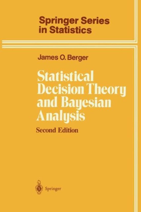 Statistical Decision Theory and Bayesian Analysis - cover