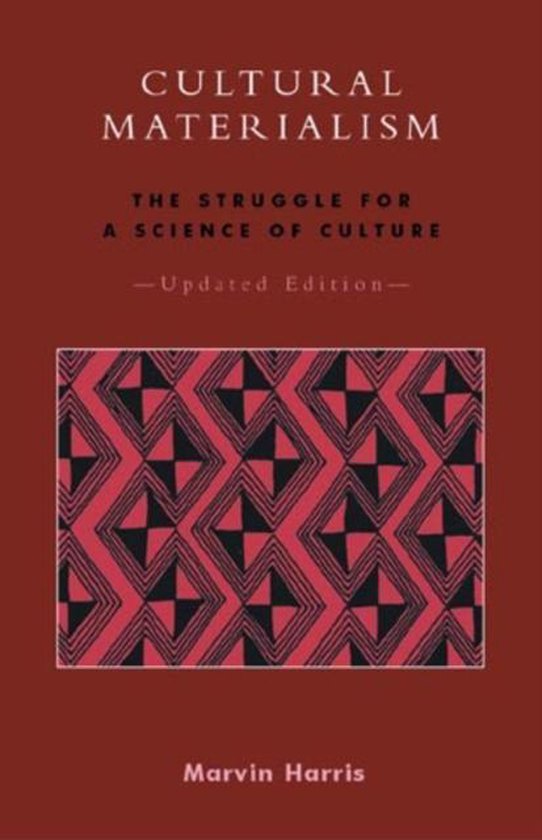 Cultural Materialism 9780759101340 Marvin Harris Boeken