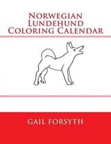 Norwegian Lundehund Coloring Calendar