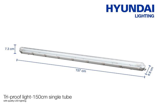 timer Identiteit Indica Hyundai – TL Buis - LED – 150cm - Enkel armatuur – 6500K – 2200 Lumen |  bol.com