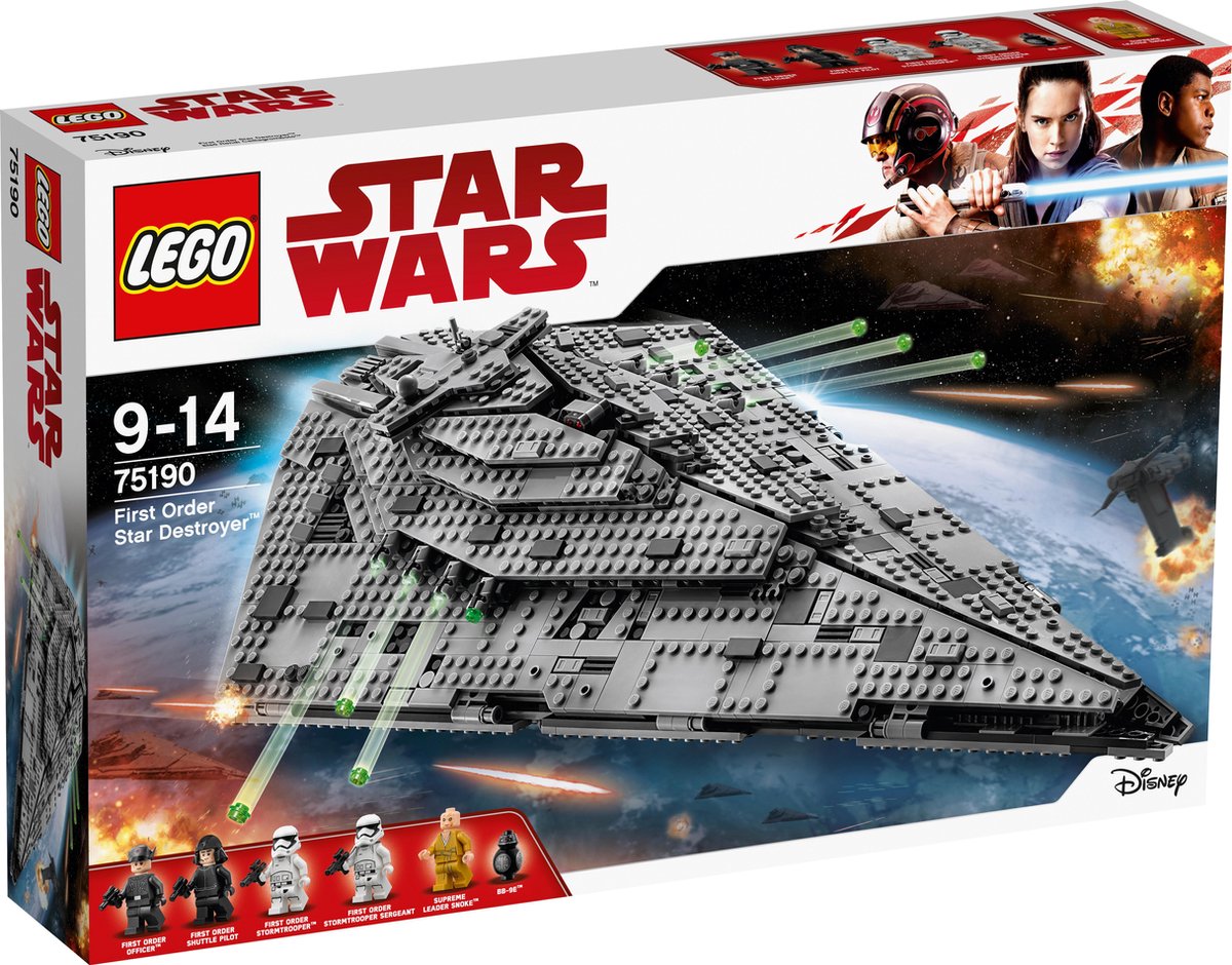 Hoge blootstelling cocaïne Situatie LEGO Star Wars First Order Star Destroyer - 75190 | bol.com