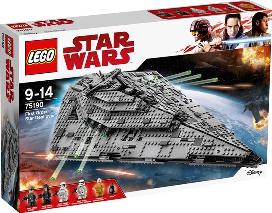 excuus Uitroepteken Kakadu LEGO Star Wars First Order Star Destroyer - 75190 | bol.com