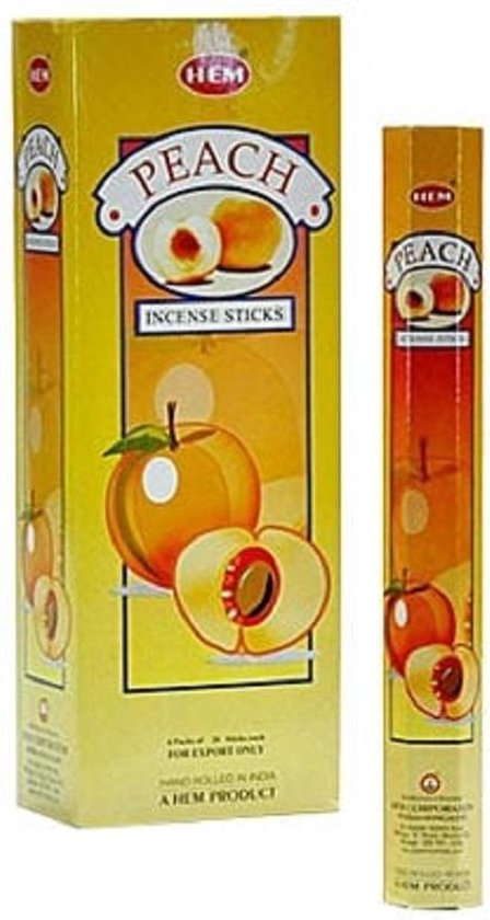 HEM Wierook - Peach - 1 los pakje à 20 stokjes