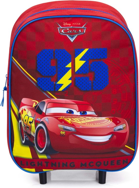200 TLG. Cars Malkoffer - Lightning McQueen, Inkl. Name, Mit Stiften, Farbkasten, Stickern & Mehr