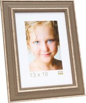 Deknudt Frames fotolijst S221F3 - bruin met naturel accent - 30x45 cm