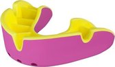 Opro Hockeybitje Silver Roze/geel