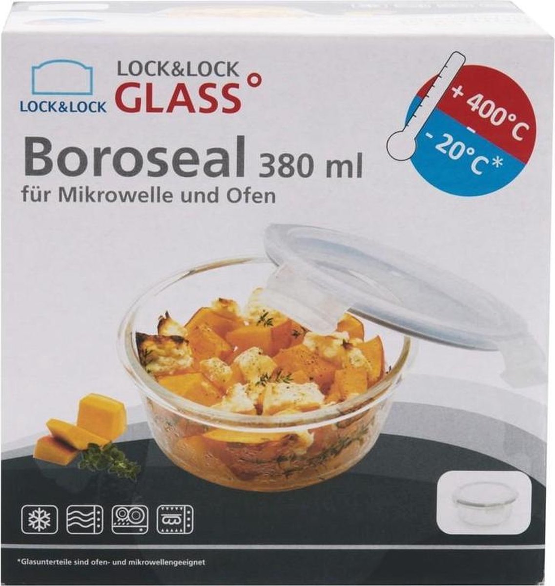 Lock & Lock Boroseal glazen schaaltje