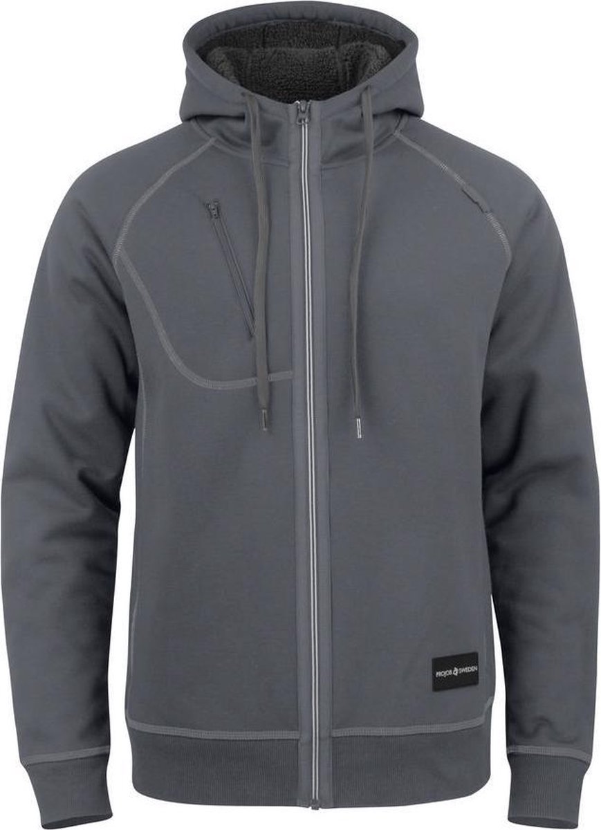 ProJob 2130 HOODIE MET TEDDYVOERING 642130 - Grijs - S