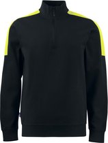 Projob 2128 Sweatshirt Zwart/Geel maat 4XL