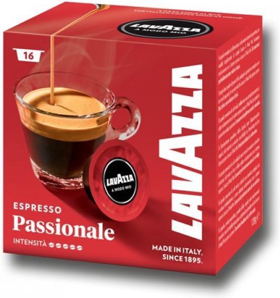 Maaltijd betalen Zwerver Lavazza A Modo Mio Passionale Koffiecapsules - 16 x 16 stuks | bol.com