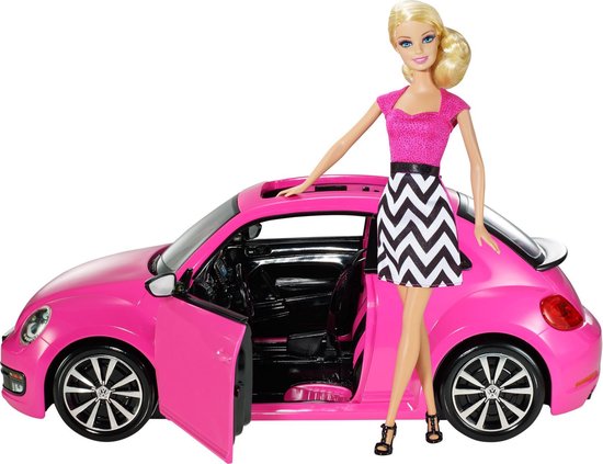 Barbie New Beetle - Barbie auto met pop