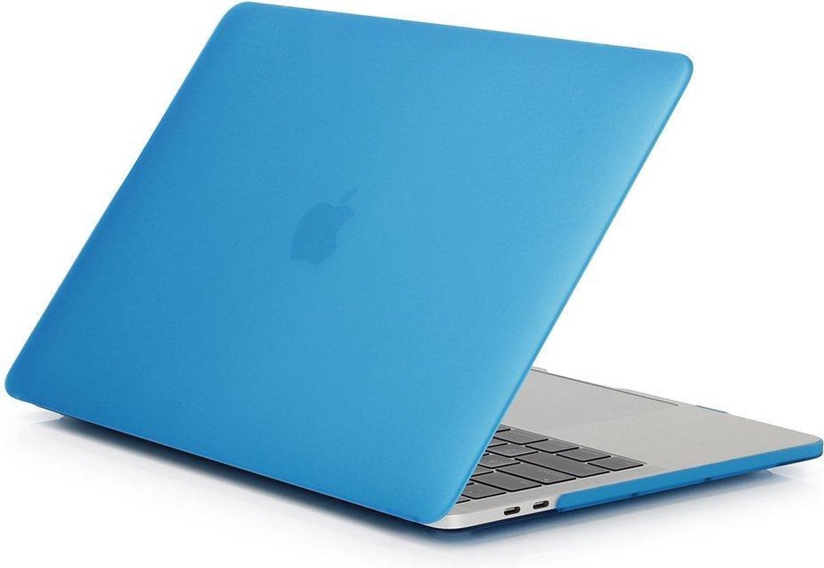 Macbook Case voor New Macbook PRO 15 inch met of zonder Touch Bar 2016 / 2017 - Hard Case - Matte Licht Blauw