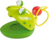 Goki Houten castagnetten: kikker 5 cm