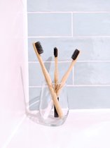 Bamboe tandenborstel 3x (blanco) (zacht) | SwoodsBrush | Gratis verzending | Bamboo tandenborstel