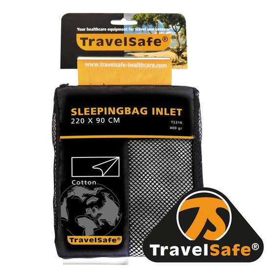 Travelsafe Cotton Inlet - Deken - 1pers. - Beige/ Brown van Travelsafe — afbeelding 3