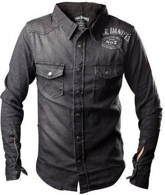 Jack Daniel's Heren Overhemd lange mouw met Logo Maat XXL | bol.com
