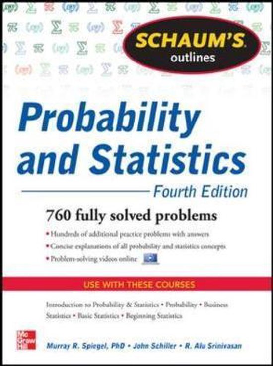 Schaum's Outline of Probability and Statistics