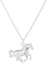 24/7 Jewelry Collection Paard Ketting - Zilverkleurig