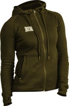training zipper hoodie - S (women) (khaki)