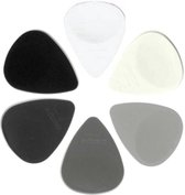 Wedgie Nylon XT standaard plectrum SET 0.40 mm - 1.00 mm 6-pack