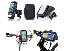 Medium Fiets Stuurhouder - Houder Smartphone Universeel - Fietshouder Stuur - Waterdicht