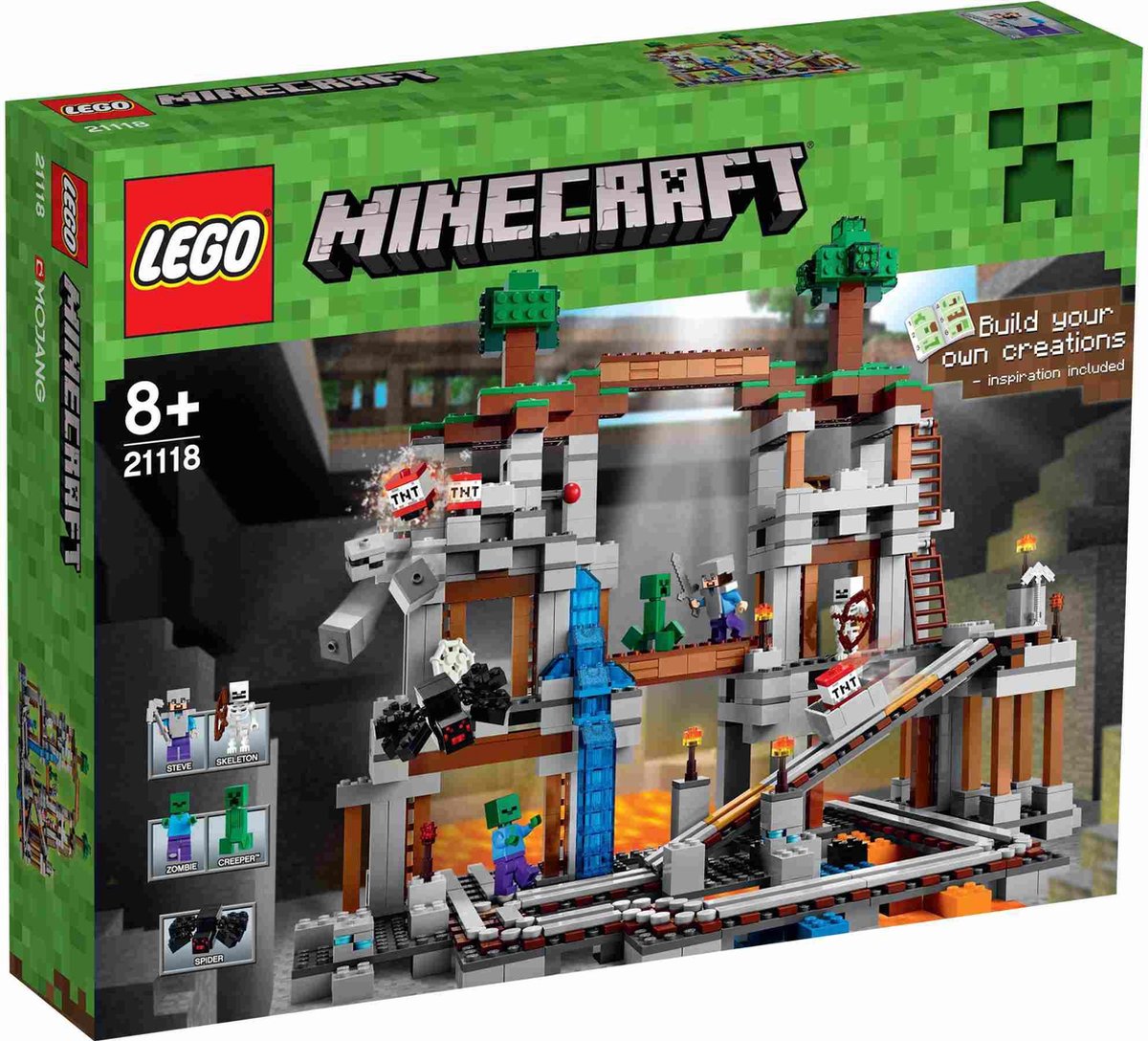 tegenkomen Aannames, aannames. Raad eens meesterwerk LEGO Minecraft De Mijn - 21118 | bol.com