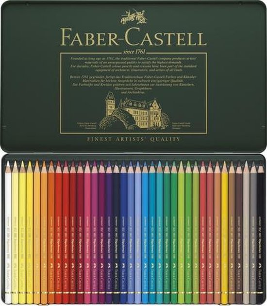 Faber-Castell kleurpotloden - Polychromos - 36 stuks in blik - FC-110036